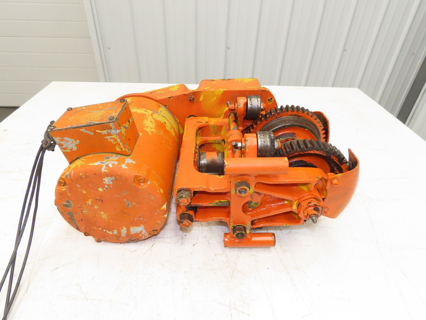 Cleveland Tramrail Bridge Crane Motorized End Truck Belt Drive WA 5" Wheels