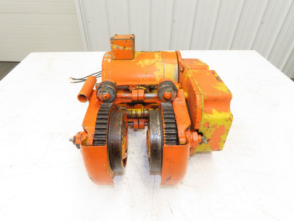 Cleveland Tramrail Bridge Crane Motorized End Truck Belt Drive WA 5" Wheels