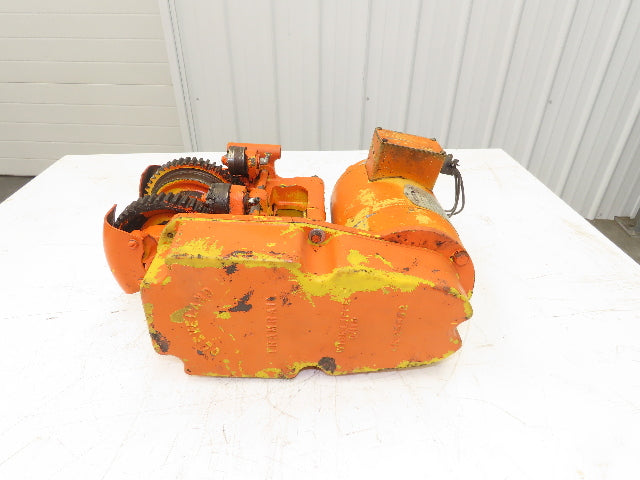 Cleveland Tramrail Bridge Crane Motorized End Truck Belt Drive WA 5" Wheels