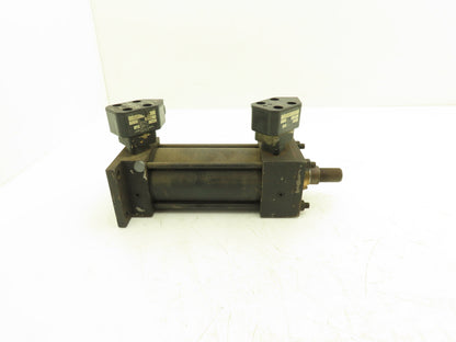 Parker CH2AUS34C Air Cylinder 2.5" Bore 4" Stroke 3/4"-16 End 250psi