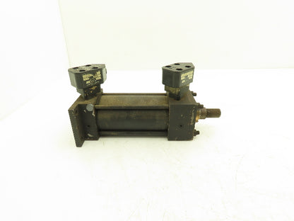 Parker CH2AUS34C Air Cylinder 2.5" Bore 4" Stroke 3/4"-16 End 250psi