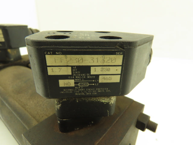 Parker CH2AUS34C Air Cylinder 2.5" Bore 4" Stroke 3/4"-16 End 250psi