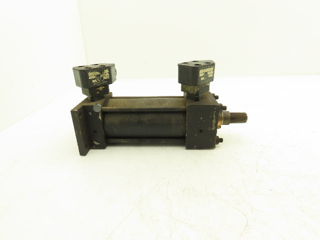 Parker CH2AUS34C Air Cylinder 2.5" Bore 4" Stroke 3/4"-16 End 250psi