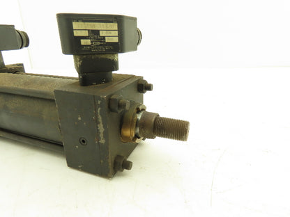 Parker CH2AUS34C Air Cylinder 2.5" Bore 4" Stroke 3/4"-16 End 250psi