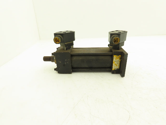 Parker CH2AUS34C Air Cylinder 2.5" Bore 4" Stroke 3/4"-16 End 250psi