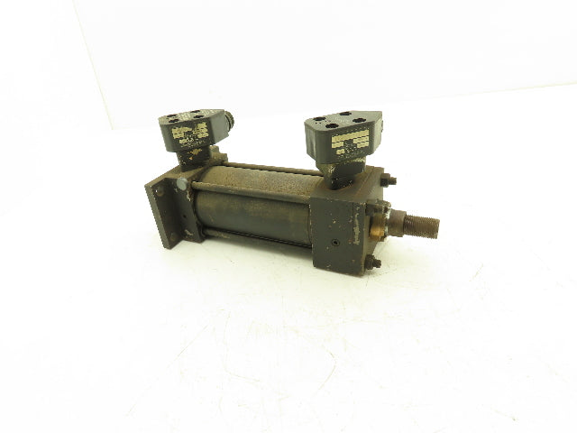 Parker CH2AUS34C Air Cylinder 2.5" Bore 4" Stroke 3/4"-16 End 250psi