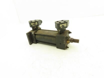 Parker CH2AUS34C Air Cylinder 2.5" Bore 4" Stroke 3/4"-16 End 250psi