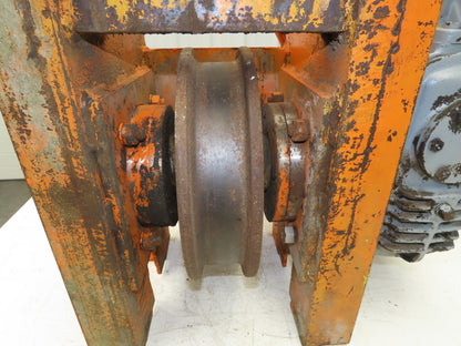 Cleveland Tramrail Bridge Crane Motorized Drive Gantry or Top Running 100fpm