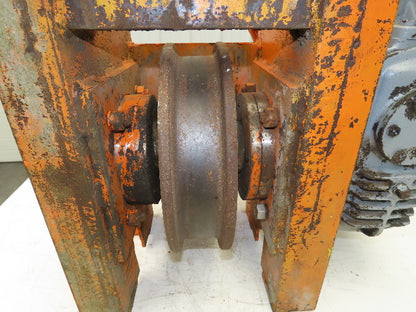 Cleveland Tramrail Bridge Crane Motorized Drive Gantry or Top Running 100fpm