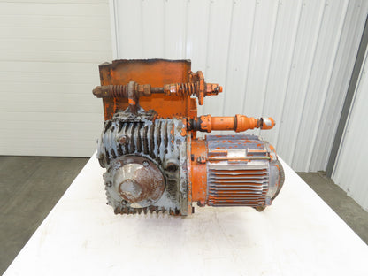 Cleveland Tramrail Bridge Crane Motorized Drive Gantry or Top Running 3Hp 100fpm