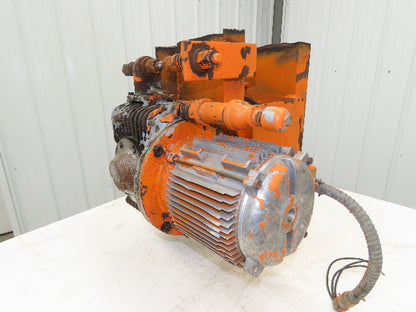 Cleveland Tramrail Bridge Crane Motorized Drive Gantry or Top Running 3Hp 100fpm