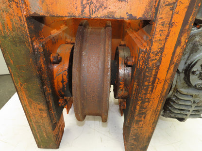 Cleveland Tramrail Bridge Crane Motorized Drive Gantry or Top Running 3Hp 100fpm