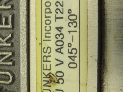 Tunkers KU 50 V A034 T22 Pneumatic Clamp NPT 045°-130° 70/75ND