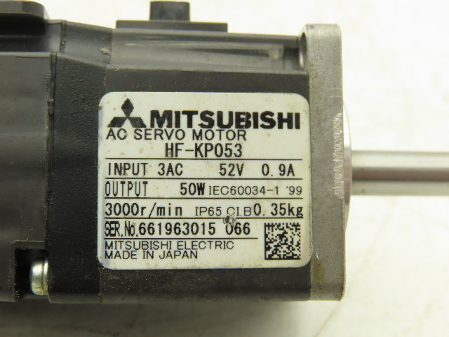 Mitsubishi HF-KP053 AC Servo Motor 0.05kW 3000rpm