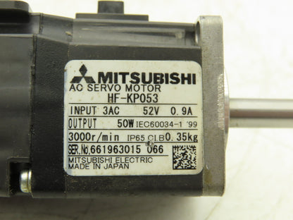 Mitsubishi HF-KP053 AC Servo Motor 0.05kW 3000rpm
