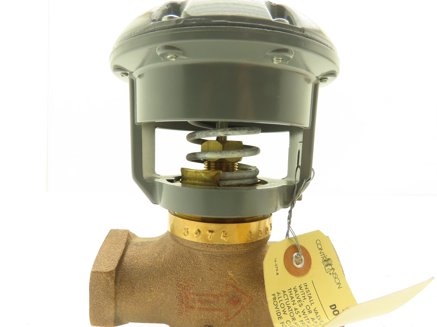 Johnson Controls V-3000-1 Control Valve Diaphragm 1"NPT 3-13psi 5/16" Stroke