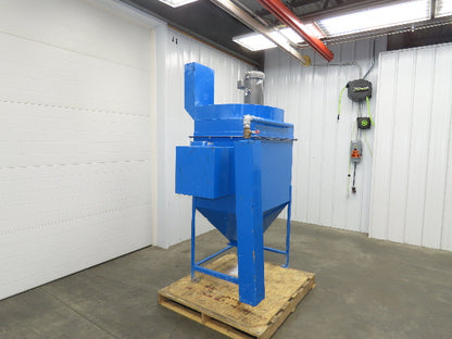 60 Gallon Dust Collector Baghouse Receiver 7.5Hp 16" Blower w/ Blowoff Filters