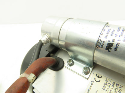 Elektromoterenwerk ECS 56G 4-218 AC Motor 0.1kW 1630rpm 110v 1ph 56 Frame IP54