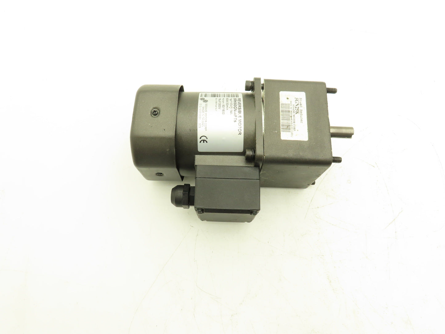 Sesame 5RK60GN-AFTs Reversible Gear Motor 25:1 Gearhead 64 RPM 110V 1PH 5GN25K