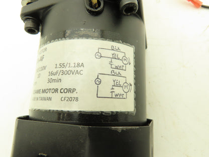 Sesame 5RK60GN-AF Reversible Gear Motor 25:1 Gearhead 64 RPM 110V 1PH 5GN25K