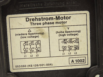 Flender Himmel S01-M1B4 Gearmotor 22:1 Reducer 62rpm RH Output