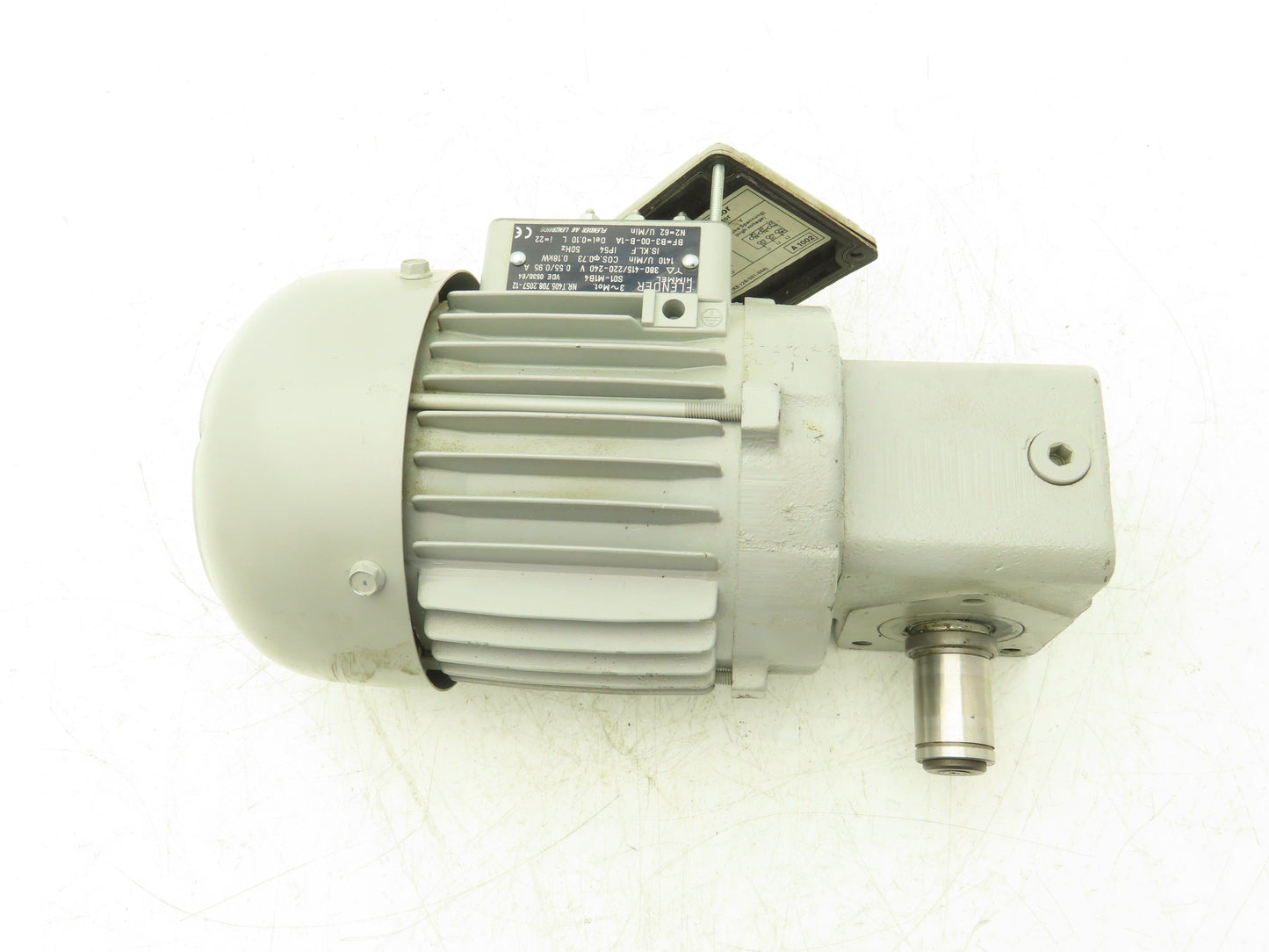 Flender Himmel S01-M1B4 Gearmotor 22:1 Reducer 62rpm RH Output