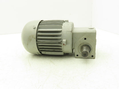 Flender Himmel S01-M1B4 Gearmotor 22:1 Reducer 62rpm RH Output