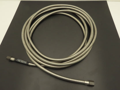 Ratermann Stainless Steel Flexible Hose 1/4" NPT 20' Long 3000 psig