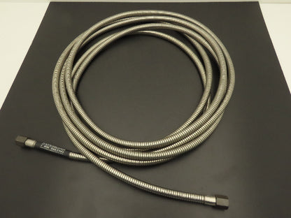 Ratermann Stainless Steel Flexible Hose 1/4" NPT 20' Long 3000 psig
