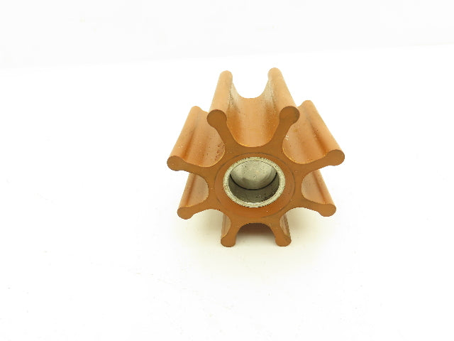 Jabsco 6056-0303 Water Pump Impeller 8 Blade 5/8 Shaft Ding Drive Keyway