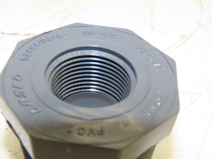 Lasco D2464 Pipe Fitting Adapter 3/4" NPT 1-1/2" NPT Schedule 80 PVCI Lot of 7