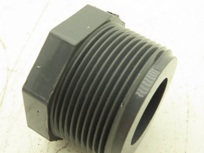 Lasco D2464 Pipe Fitting Adapter 3/4" NPT 1-1/2" NPT Schedule 80 PVCI Lot of 7
