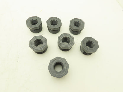 Lasco D2464 Pipe Fitting Adapter 3/4" NPT 1-1/2" NPT Schedule 80 PVCI Lot of 7