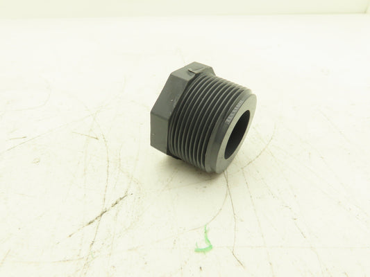 Lasco D2464 Pipe Fitting Adapter 3/4" NPT 1-1/2" NPT Schedule 80 PVCI Lot of 7