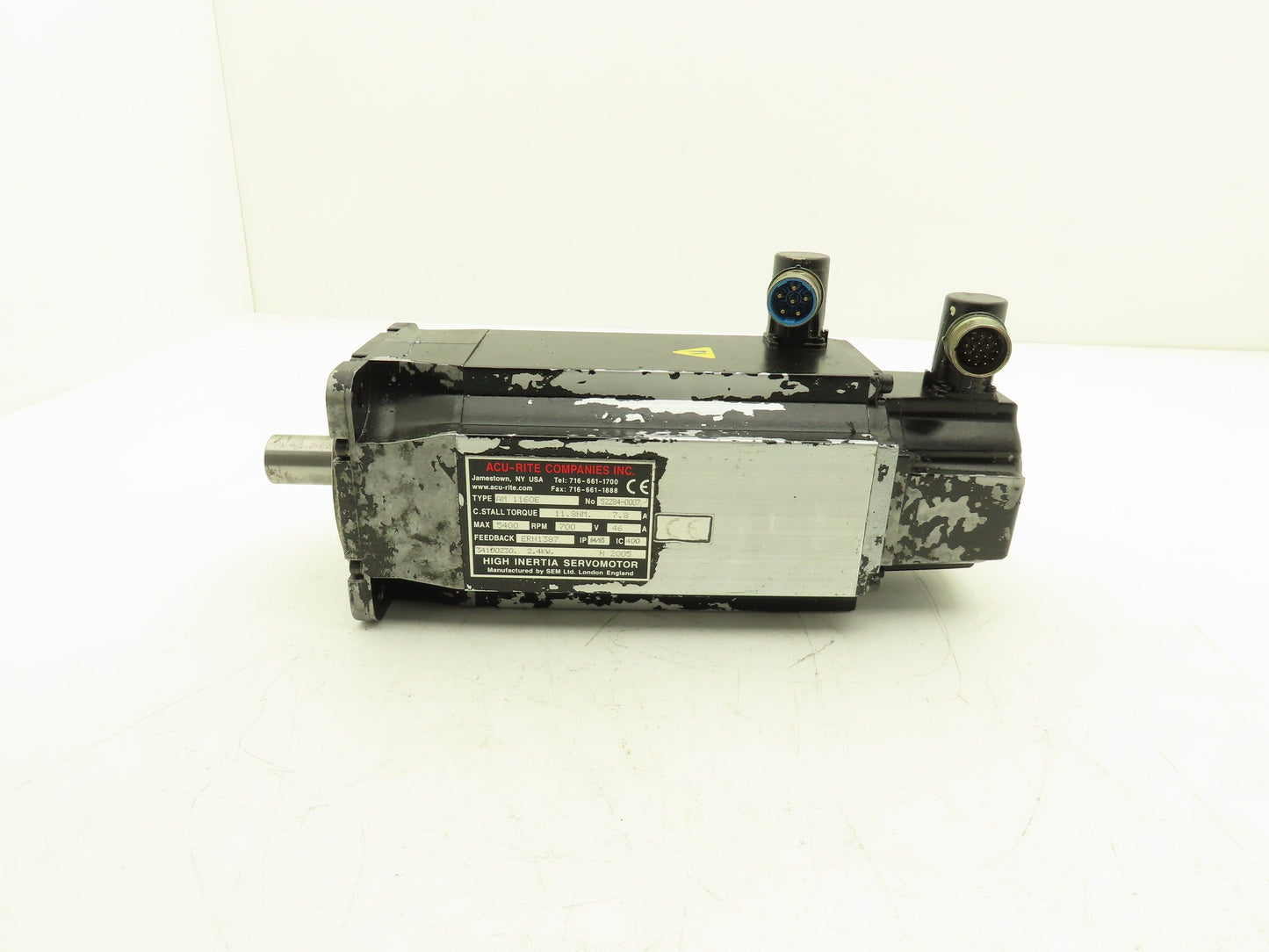 Acu-Rite AM 1160E AC Servo Motor 2.4kw 700V 5400 RPM Encoder ERN1387