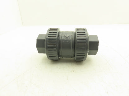 NIBCO U45BC V Check Valve 1 1/4" Chemtrol Body 1 1/2" End Fittings Glue And NPT