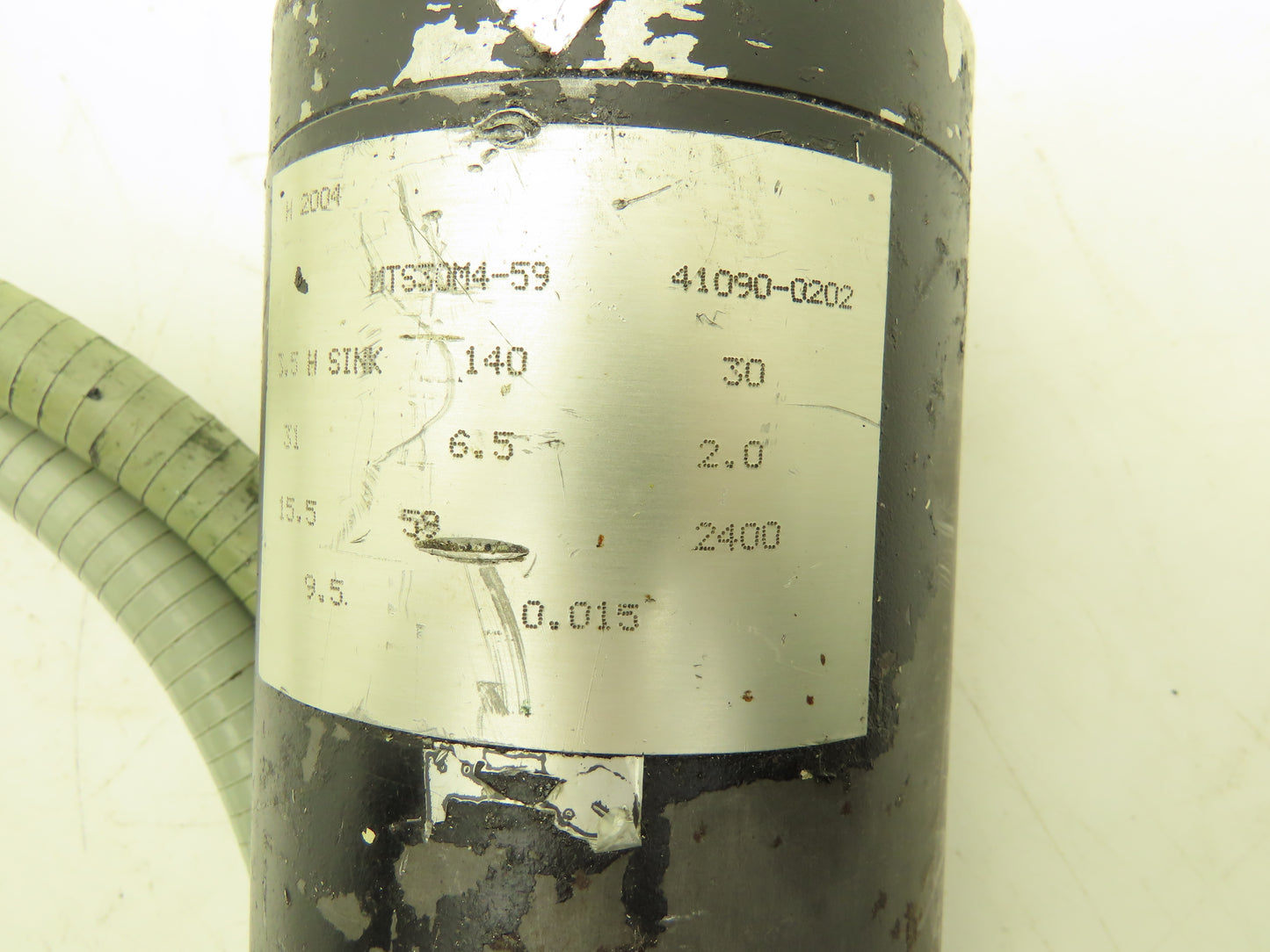 Anilam MTS30M4-59 DC Servo Motor 140V 2400 RPM w/Cable