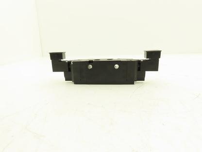 Parker B551KB549C Pneumatic Air Dual Solenoid Valve 24VDC 150PSI 1/4" NPT 5 Way