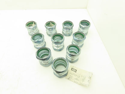 Hubbell EMC Compression Connector Raintight 2" Conduit Lot of 10