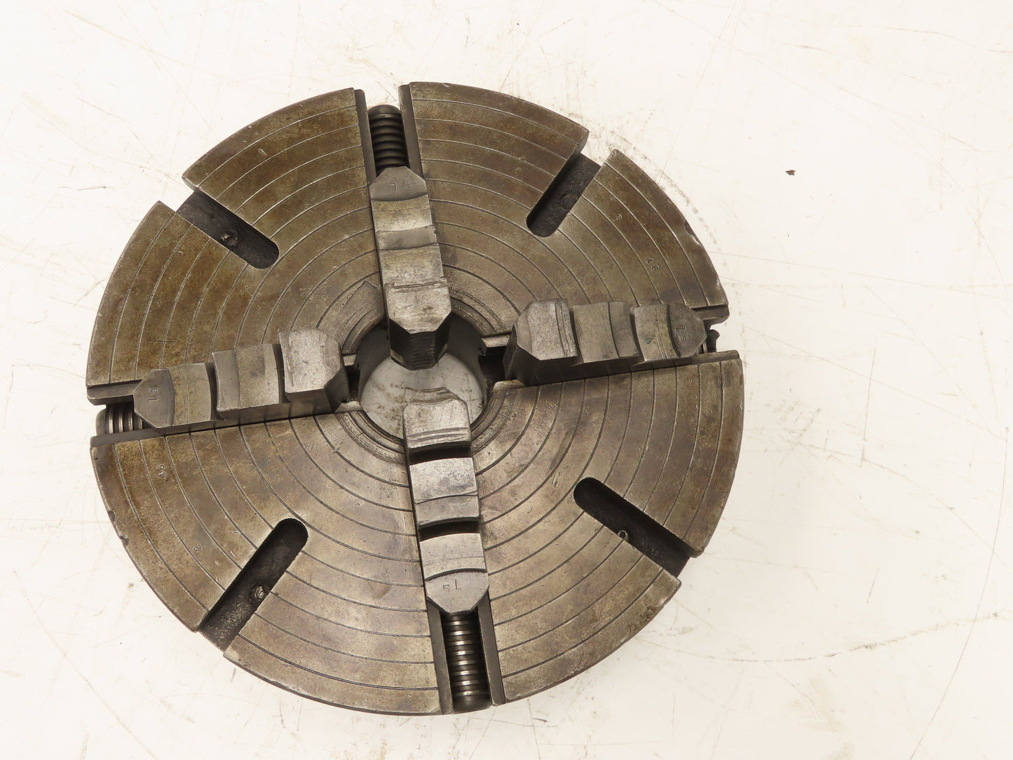 L-W Chuck Co. 4-Jaw Independent Lathe Chuck 13-7/8" OD