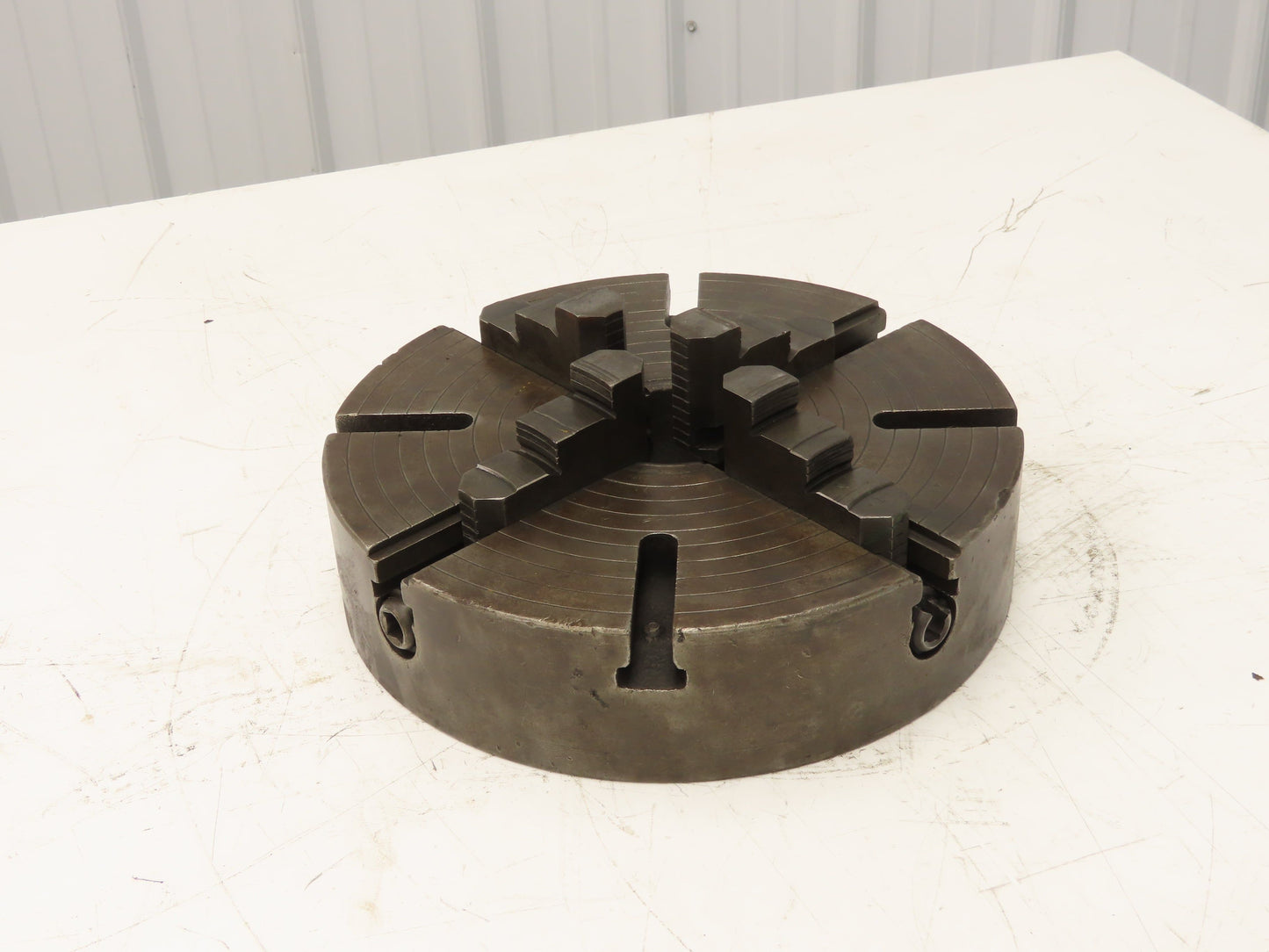 L-W Chuck Co. 4-Jaw Independent Lathe Chuck 13-7/8" OD