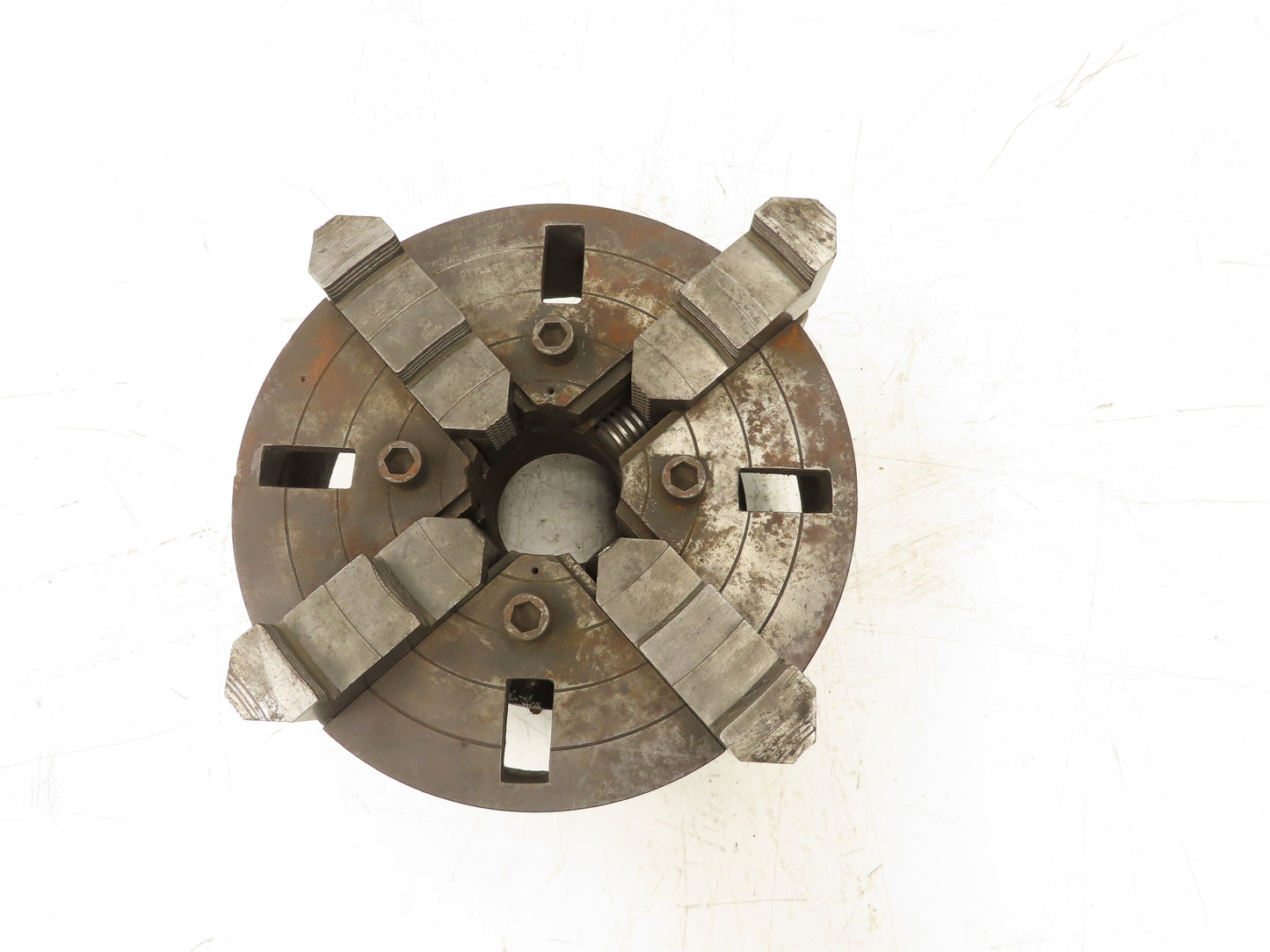 Cushman 4-Jaw Independent Lathe Chuck 12" OD w/Adapter