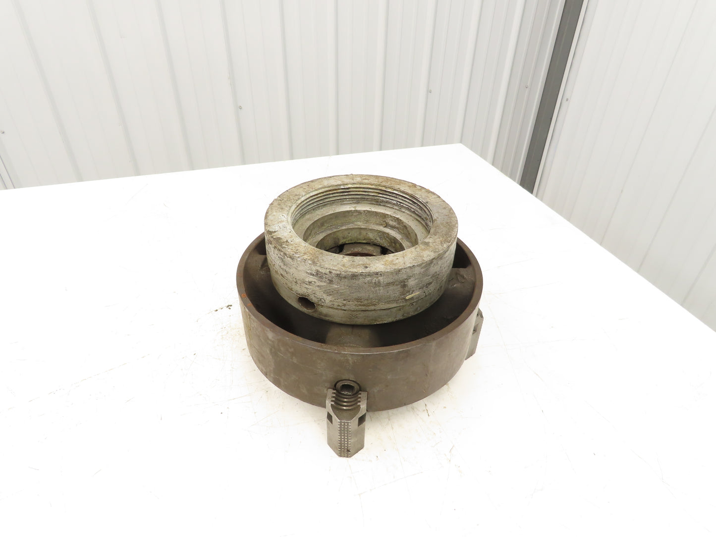 Cushman 4-Jaw Independent Lathe Chuck 12" OD w/Adapter