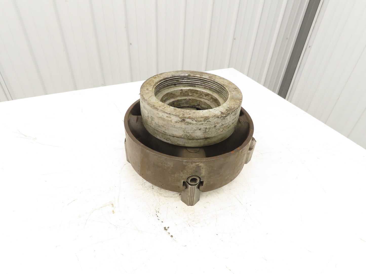 Cushman 4-Jaw Independent Lathe Chuck 12" OD w/Adapter