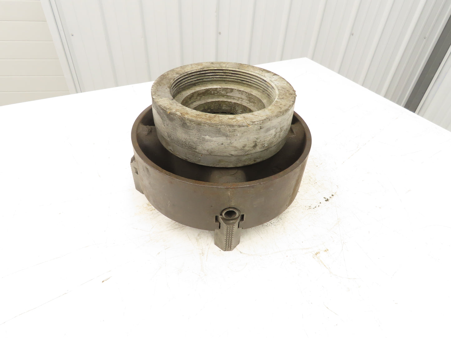 Cushman 4-Jaw Independent Lathe Chuck 12" OD w/Adapter