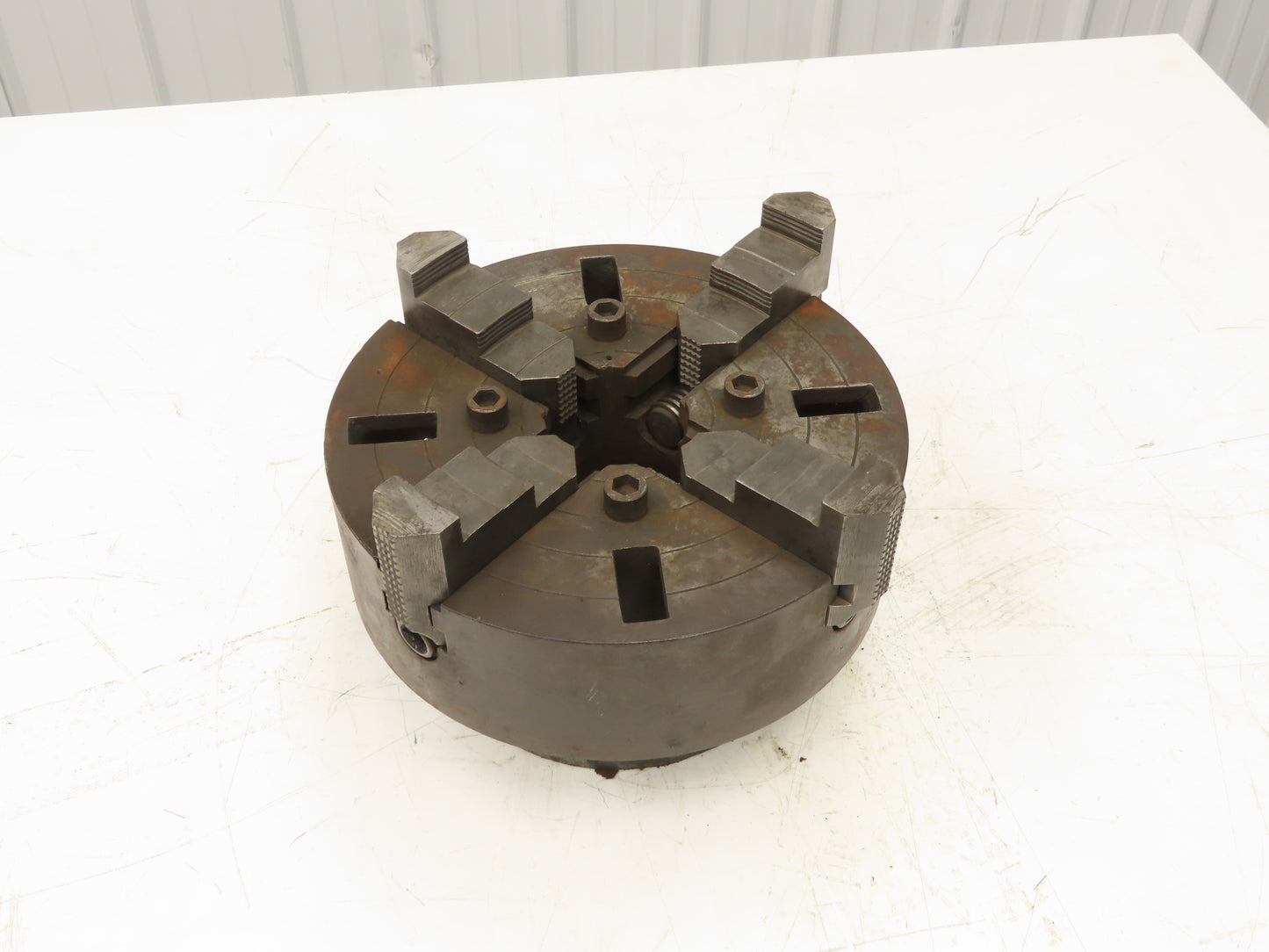 Cushman 4-Jaw Independent Lathe Chuck 12" OD w/Adapter