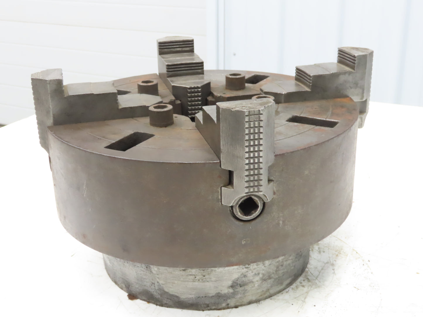 Cushman 4-Jaw Independent Lathe Chuck 12" OD w/Adapter