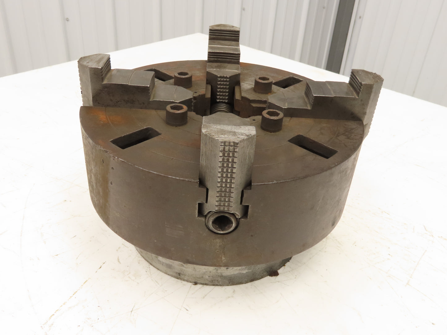 Cushman 4-Jaw Independent Lathe Chuck 12" OD w/Adapter