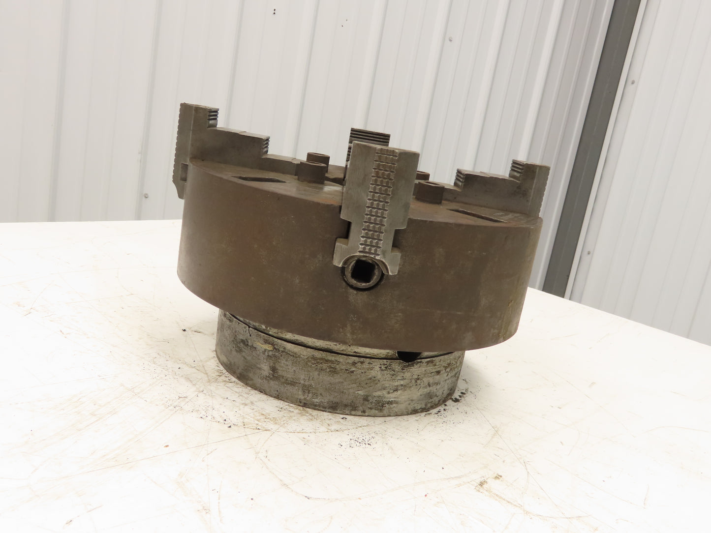 Cushman 4-Jaw Independent Lathe Chuck 12" OD w/Adapter