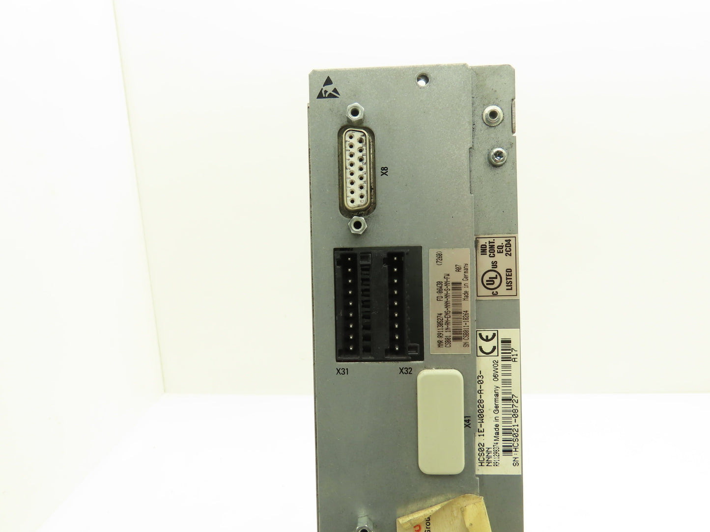 Rexroth HCS02.1E-W0028 IndraDrive C Servo Drive 3PH 200-500VAC 13A 530VAC 5A
